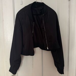 Zara Black Women's Bomber Jacket